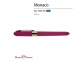 Ручка пластиковая шариковая «Monaco», пурпурный/золотистый, пластик с покрытием silk-touch/металл - 1