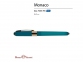 Ручка пластиковая шариковая «Monaco», морская волна/золотистый, пластик с покрытием silk-touch/металл - 1