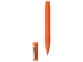 Ручка шариковая пластиковая «Quadro Soft», оранжевый, пластик с покрытием soft-touch - 1