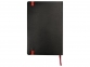 Подарочный набор «Megapolis Soft»: ежедневник А5 , ручка шариковая, ежедневник- черный/красный, ручка- черный, ежедневник- искусственная кожа, ручка- металл с покрытием silk-touch - 7