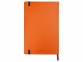 Подарочный набор «Megapolis Soft»: ежедневник А5 , ручка шариковая, ежедневник- оранжевый/черный, ручка- черный, ежедневник- искусственная кожа, ручка- металл с покрытием silk-touch - 7