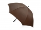 Зонт-трость «Yfke», коричневый/черный, полиэстер/металл/ЕВА - 1