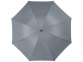 Зонт-трость «Yfke», серый/черный, полиэстер, стекловолокно, ЭВА - 1