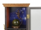Шкаф «Созвездие Дева», шкаф- пластик/стекло/багетный профиль, знак зодиака- бронза патинированная, змеевик - 3