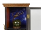 Шкаф «Созвездие Скорпион», шкаф- пластик/стекло/багетный профиль, знак зодиака- бронза патинированная, змеевик - 3