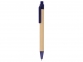 Блокнот «Masai» с шариковой ручкой, бежевый, синий, бумага, картон, пластик - 3