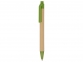 Блокнот «Masai» с шариковой ручкой, бежевый, зеленое яблоко, бумага, картон, пластик - 3