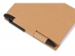 Блокнот «Samui» с шариковой ручкой, бежевый, черный, бумага, картон, пластик - 2