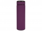 Термос «Confident» с покрытием soft-touch, фиолетовый/черный/серебристый, нержавеющая cталь - 2