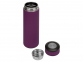 Термос «Confident» с покрытием soft-touch, фиолетовый/черный/серебристый, нержавеющая cталь - 1