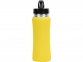 Бутылка спортивная «Коста-Рика», желтый/серебристый, нержавеющая cталь/пластик с покрытием soft-touch - 4