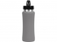 Бутылка спортивная «Коста-Рика», серый/серебристый, нержавеющая cталь/пластик с покрытием soft-touch - 4