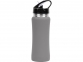 Бутылка спортивная «Коста-Рика», серый/серебристый, нержавеющая cталь/пластик с покрытием soft-touch - 5