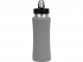 Бутылка спортивная «Коста-Рика», серый/серебристый, нержавеющая cталь/пластик с покрытием soft-touch - 3