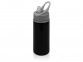 Бутылка для воды «Rino», черный/серый, алюминий, пластик - 1