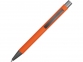Ручка металлическая soft touch шариковая «Tender», оранжевый/серый, металл - 1