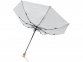 Складной зонт «Bo», белый, эпонж полиэстер из переработанного ПЭТ-пластика - 4