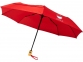 Складной зонт «Bo», красный, эпонж полиэстер из переработанного ПЭТ-пластика - 5