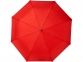 Складной зонт «Bo», красный, эпонж полиэстер из переработанного ПЭТ-пластика - 1