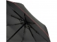Зонт складной «Stark- mini», черный/красный, эпонж полиэстер - 3