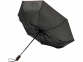 Зонт складной «Stark- mini», черный/красный, эпонж полиэстер - 2