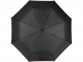Зонт складной «Stark- mini», черный/оранжевый, эпонж полиэстер - 1