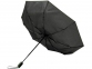 Зонт складной «Stark- mini», черный/лайм, эпонж полиэстер - 2