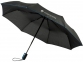 Зонт складной «Stark- mini», черный/ярко-синий, эпонж полиэстер - 6