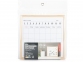 Календарь для заметок с маркером «Whiteboard calendar», белый, натуральный, черный, древесина сосны, сталь, МДФ - 1