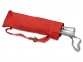 Зонт складной «Леньяно», красный/серебристый, эпонж/металл/пластик - 3