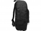 Складной светоотражающий рюкзак «Reflector», черный/серебристый, 210D ripstop 100% полиэстер - 8