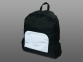 Складной светоотражающий рюкзак «Reflector», черный/серебристый, 210D ripstop 100% полиэстер - 2