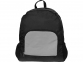 Складной светоотражающий рюкзак «Reflector», черный/серебристый, 210D ripstop 100% полиэстер - 5