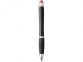 Ручка пластиковая шариковая «Nash», черный/серебристый/красный, АБС пластик - 1