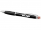 Ручка пластиковая шариковая «Nash», черный/серебристый/оранжевый, АБС пластик - 3