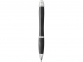Ручка пластиковая шариковая «Nash», черный/серебристый/белый, АБС пластик - 1
