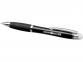 Ручка пластиковая шариковая «Nash», черный/серебристый/белый, АБС пластик - 3