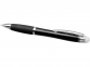 Ручка пластиковая шариковая «Nash», черный/серебристый/белый, АБС пластик - 2