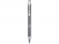 Алюминиевая шариковая кнопочная ручка Moneta, серый - 1