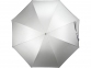 Зонт-трость «Ривер», серебристый, полиэстер/металл/искусственная кожа - 5