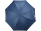 Зонт-трость «Ривер», темно-синий/белый, полиэстер/металл/искусственная кожа - 5