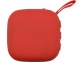 Портативная колонка «Arietta», красный/серый, пластик с покрытием soft-touch, полиэстер - 4