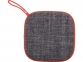 Портативная колонка «Arietta», красный/серый, пластик с покрытием soft-touch, полиэстер - 3