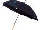 23-дюймовый автоматический зонт Alina из переработанного ПЭТ-пластика, черный - 5