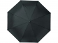 23-дюймовый автоматический зонт Alina из переработанного ПЭТ-пластика, черный - 1