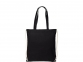 Рюкзак со шнурком Eliza из хлопчатобумажной ткани плотностью 240 г/м², черный - 1