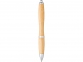 Шариковая ручка Nash из бамбука, натуральный/серебристый - 1