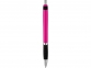 Ручка пластиковая шариковая «Turbo», фуксия/черный/серебристый, АБС пластик - 1