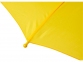 Зонт-трость «Nina» детский, желтый, купол- полиэстер, каркас-сталь, спицы- стекловолокно, ручка-пластик - 4