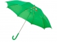 Зонт-трость «Nina» детский, зеленый, купол- полиэстер, каркас-сталь, спицы- стекловолокно, ручка-пластик - 6
